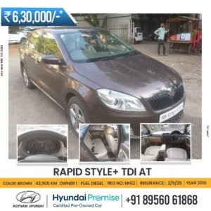 Skoda Rapid Style+ TDI AT